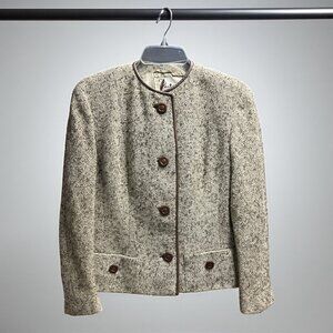 Vintage Rensor London Tweed Academia Blazer Jacket Size S